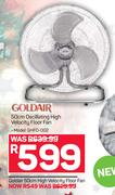Goldair 50cm Oscillating High Velocity Floor Fan(GHFO-002)