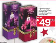 Lux Sheer Twlight Or Tempting Whisper Gift Set-Each