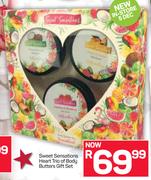 Sweet Sensations Heart Trio Of Body Butters Gift Set