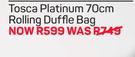 Tosca Platinum 70cm Rolling Duffle Bag