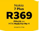 Nokia 7 Plus LTE-On MTN Made For Me M