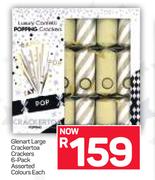 Glenart Large Crackertoa Crackers 6 Pack Assorted Colours-Each