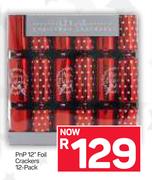 PnP 12" Foil Crackers 12 Pack