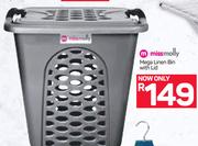 Missmolly Mega Linen Bin With Lid