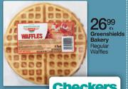 Greenshields Bakery Regular Waffles-4's