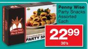 Penny Wise Party Snacks Assorted-30's
