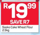 Sasko Cake Wheat Flour-2.5Kg