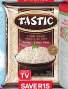 Tastic Long Grain Parboiled Rice-2Kg