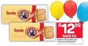 Bakers Tennis Biscuits Assorted-200g Each