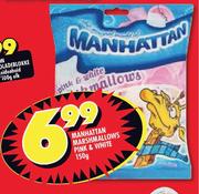 Manhattan Marshmallows Pink & White - 150g