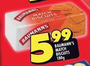 Baumann's Match Biscuits - 180g