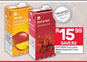 PnP 100% Fruit Juice Blend Assorted-1Ltr Each