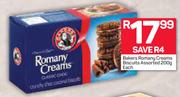 Bakers Romany Creams Biscuits Assorted-200g Each