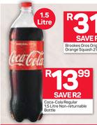 Coca-Cola Regular Non Returable Bottle-1.5Ltr