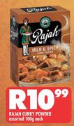 Rajah Curry-Powder Assorted-100g Each