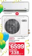 Defy 12000BT Inverter Split Air Conditioner AH12H1-P, AHC12H1-P