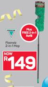 Verimark Floorwiz 2 In 1 Mop Plus Free 2 In 1 Refill
