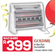 Goldair 4 Bar Fan Humidifier GBHH-500