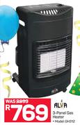 Alva 3 Panel Gas Heater GH312