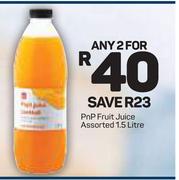 PnP fruit Juice Assorted-2 x 1.5Ltr