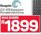 Seagate 2.5" 4TB Expansion Portable Hard Drive