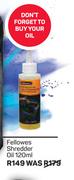 Fellowes Shredder Oil-120ml