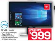 Dell 19" LED Monitor