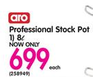 Aro Stainless Steel Professional Stock Pot-8ltr