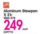 Hart 21Ltr Aluminium Stewpan