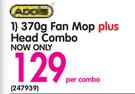 Addis Fan Mop-370g + Head Combo