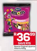 Beacon Original Liquorice Allsorts-40g