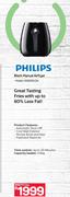 Philips Black Manual Airfryer HD9220/24