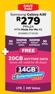 Samsung Galaxy A30 LTE/HD Voice-On My MTN Made For Me XS