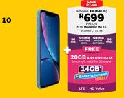 Apple iPhone XR 64GB LTE/HD Voice-On MTN Made For Me XS
