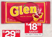 Glen Tagless Teabags-100's