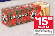 Bakers Eet-Sum-Mor Biscuits Assorted-200g Each