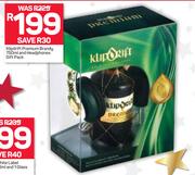Klipdrift Premium Brandy-750ml & Headphones Gift Pack