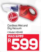 Hoover Cordless Wet And Dry Vacuum HSV40