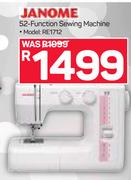 Janome 52 Function Sewing Machine RE1712