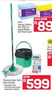 Floorwiz Spin Tech Mop Combo