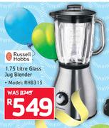 Russell Hobbs 1.75Ltr Glass Jug Blender RHB315