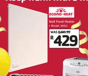 Econo Heat Wall Panel Heater WALL