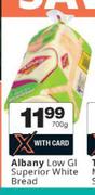 Albany Low GI Superior White Bread-700g