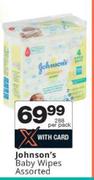 Johnson's Baby Wipes-288's Per Pack