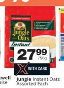 Jungle Instant Oats-750g Each