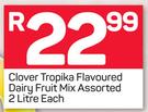 Clover Tropika Flavoured Dairy Fruit Mix Assorted-2Ltr