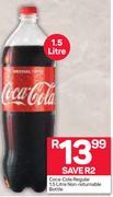 Coca Cola Regular (Non Returnable Bottle)-1.5Ltr
