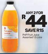 PnP Fruit Juice Assorted-2x1.5Ltr