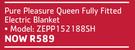 Pure Pleasure Queen Fully Fitted Electric Blanket ZEPP152188SH