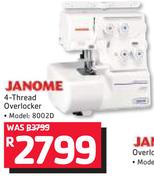 Janome 4-Thread Overlocker 8002D